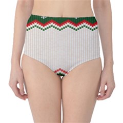 Merry Christmas Happy New Year Classic High-waist Bikini Bottoms by artworkshop