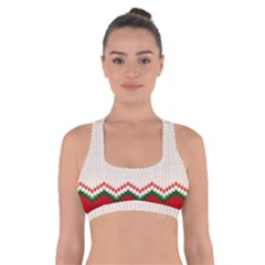 Merry Christmas Happy New Year Cross Back Sports Bra by artworkshop