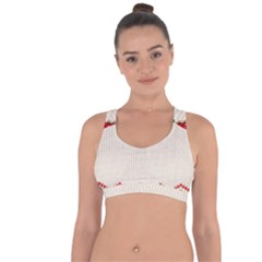 Merry Christmas Happy New Year Cross String Back Sports Bra by artworkshop