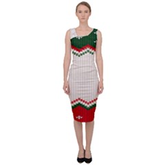 Merry Christmas Happy New Year Sleeveless Pencil Dress by artworkshop