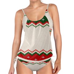 Merry Christmas Happy New Year Tankini Set by artworkshop