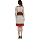 Merry Christmas Happy New Year Sleeveless Dress With Pocket View4