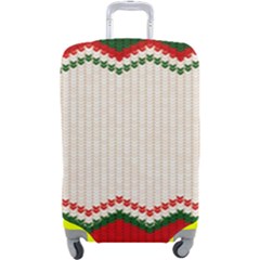 Merry Christmas Happy New Year Luggage Cover (large)