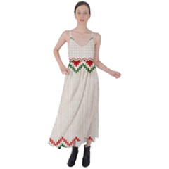 Merry Christmas Happy New Year Tie Back Maxi Dress by artworkshop