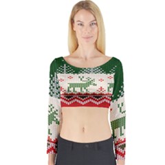  Long Sleeve Crop Top by artworkshop