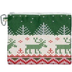 Merry Christmas Ugly Canvas Cosmetic Bag (xxxl) by artworkshop