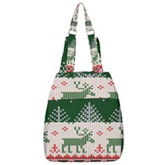 Merry Christmas Ugly Center Zip Backpack by artworkshop