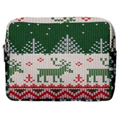 Merry Christmas Ugly Make Up Pouch (large) by artworkshop