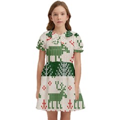  Kids  Bow Tie Puff Sleeve Dress by artworkshop