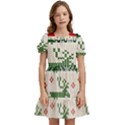 Merry Christmas Ugly Kids  Puff Sleeved Dress View1