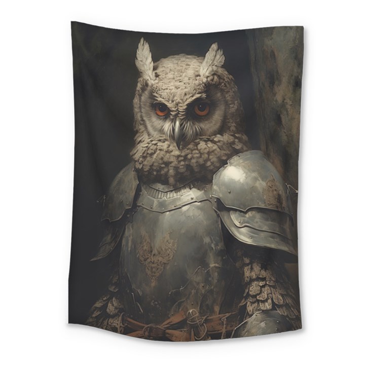 Owl Knight Medium Tapestry