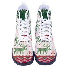 Merry Christmas Ugly Kid s High-top Canvas Sneakers