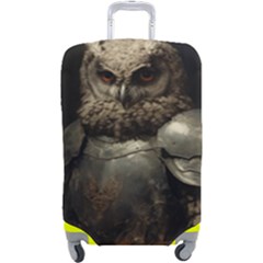 Owl Knight Luggage Cover (large)