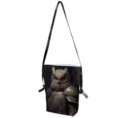 Owl Knight Folding Shoulder Bag by goljakoff