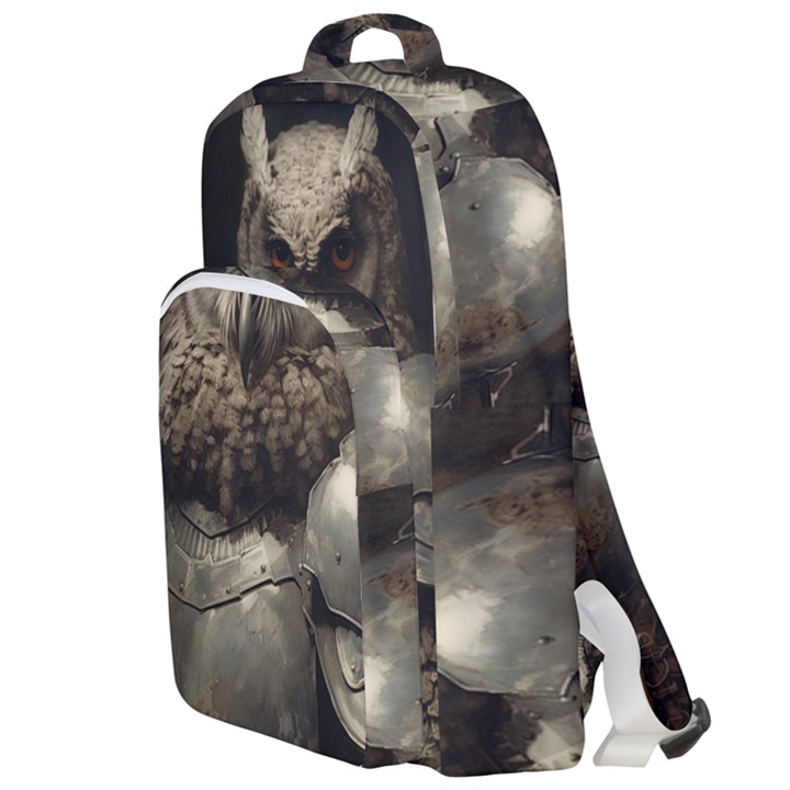 Owl Knight Double Compartment Backpack