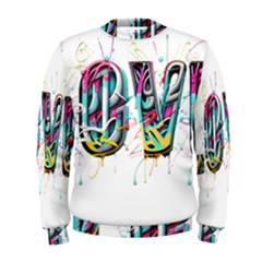 Graffiti Love Men s Sweatshirt