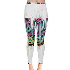 Graffiti Love Inside Out Leggings by essentialimage