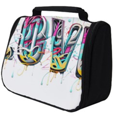 Graffiti Love Full Print Travel Pouch (big) by essentialimage