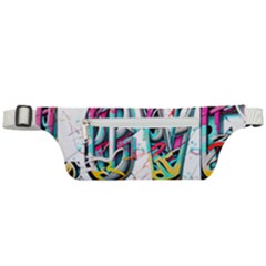 Graffiti Love Active Waist Bag by essentialimage