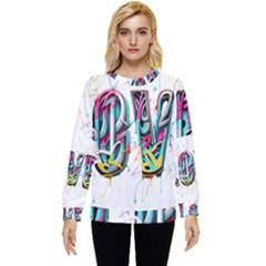 Graffiti Love Hidden Pocket Sweatshirt