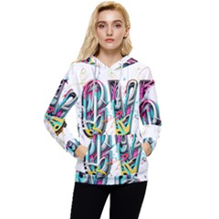 Graffiti Love Women s Lightweight Drawstring Hoodie