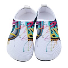 Graffiti Love Kids  Sock-style Water Shoes by essentialimage