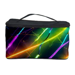 Vibrant Neon Dreams Cosmetic Storage Case by essentialimage