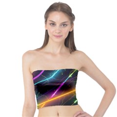 Vibrant Neon Dreams Tube Top by essentialimage