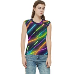 Vibrant Neon Dreams Women s Raglan Cap Sleeve T-shirt by essentialimage