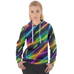 Vibrant Neon Dreams Women s Overhead Hoodie by essentialimage