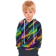 Vibrant Neon Dreams Kids  Overhead Hoodie