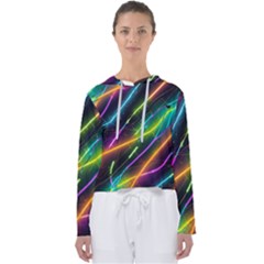 Vibrant Neon Dreams Women s Slouchy Sweat