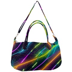 Vibrant Neon Dreams Removable Strap Handbag by essentialimage