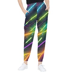 Vibrant Neon Dreams Women s Tapered Pants by essentialimage