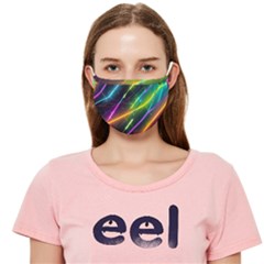 Vibrant Neon Dreams Cloth Face Mask (adult) by essentialimage