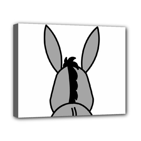 Donkey Ass Funny Nice Cute Floppy Canvas 10  X 8  (stretched) by Sarkoni