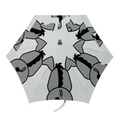 Donkey Ass Funny Nice Cute Floppy Mini Folding Umbrellas by Sarkoni