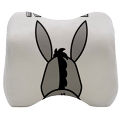 Donkey Ass Funny Nice Cute Floppy Velour Head Support Cushion by Sarkoni