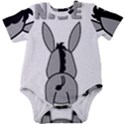 Donkey Ass Funny Nice Cute Floppy Baby Short Sleeve Bodysuit View1