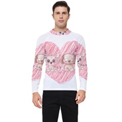 Paw Dog Pet Puppy Canine Cute Men s Long Sleeve Rash Guard by Sarkoni