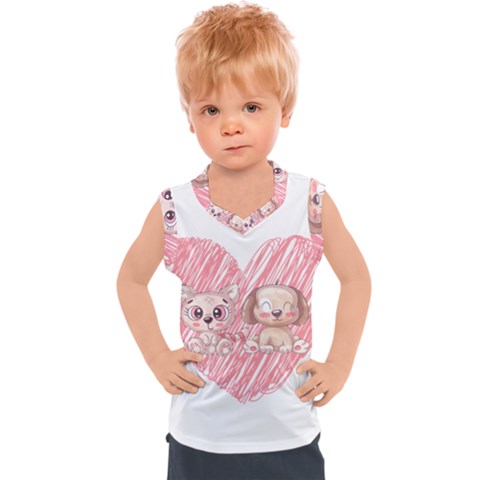 Paw Dog Pet Puppy Canine Cute Kids  Sport Tank Top by Sarkoni