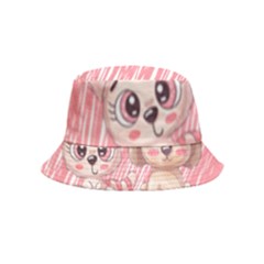 Paw Dog Pet Puppy Canine Cute Inside Out Bucket Hat (kids) by Sarkoni