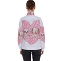 Dog Cat Animal Pet Heart Love Women s High Neck Windbreaker View2