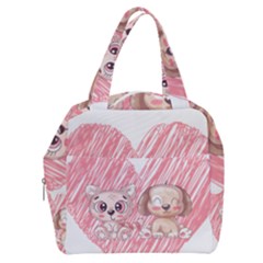 Cat Kitten Feline Pet Animal Cute Boxy Hand Bag by Sarkoni