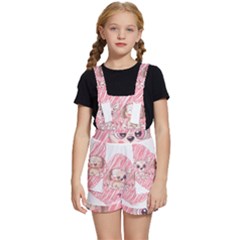 Cat Kitten Feline Pet Animal Cute Kids  Short Overalls by Sarkoni