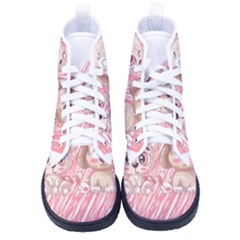 Cat Kitten Feline Pet Animal Cute Women s High-top Canvas Sneakers by Sarkoni