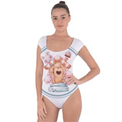 House Pet Animal Cute Short Sleeve Leotard  by Sarkoni