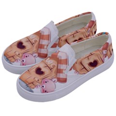 House Pet Animal Cute Kids  Canvas Slip Ons by Sarkoni