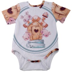 House Pet Animal Cute Baby Short Sleeve Bodysuit by Sarkoni