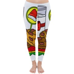 Milk Cookies Christmas Holidays Classic Winter Leggings by Sarkoni